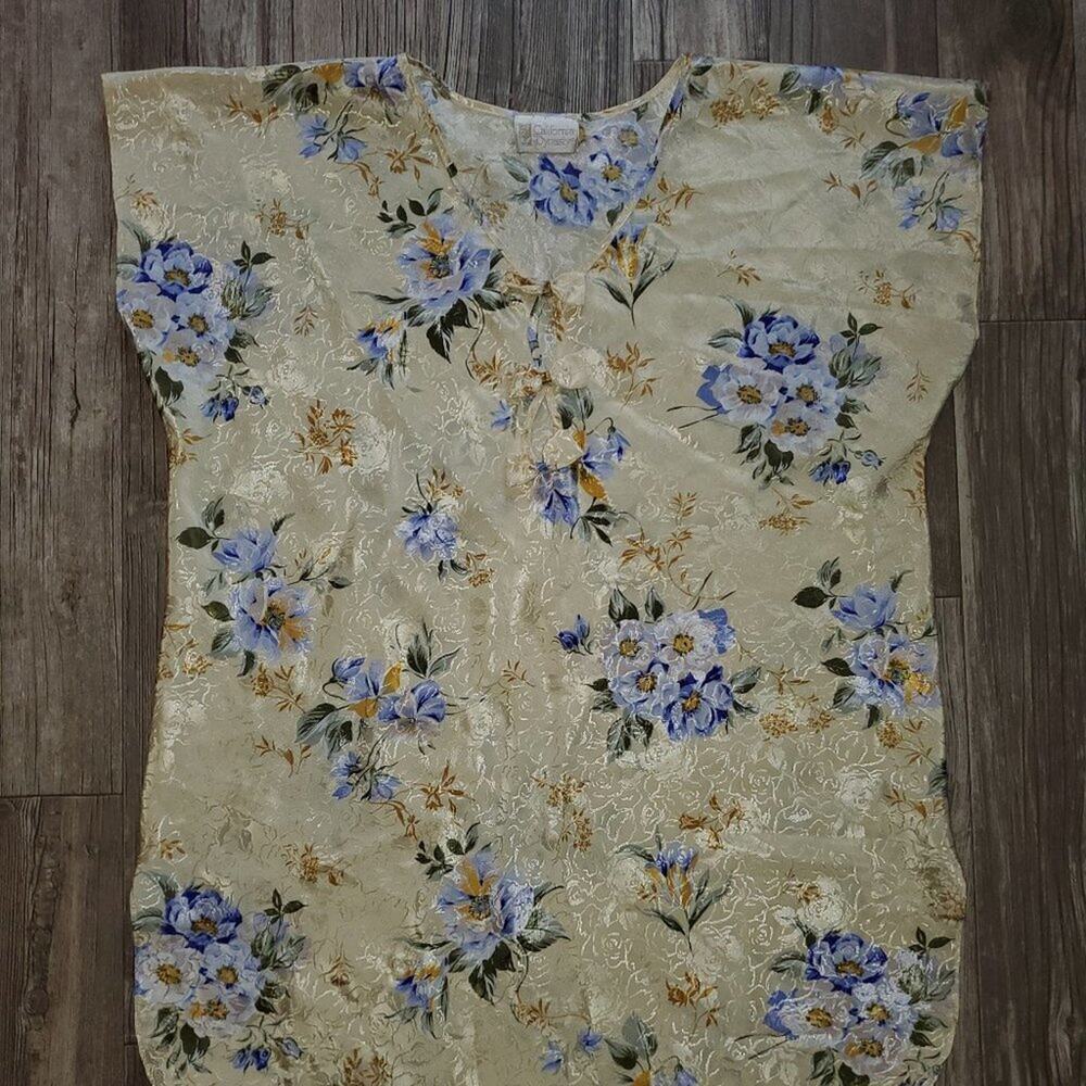 California Dynasty Night Shirt 😺 😸 😹 😻 EUC